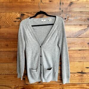 Levi's Gray Button Up Cotton/ Wool Cardigan size Small